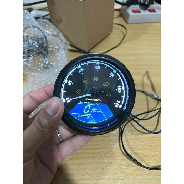 terlaris new Speedometer babon Digital bulat plus Sensor Spidometer