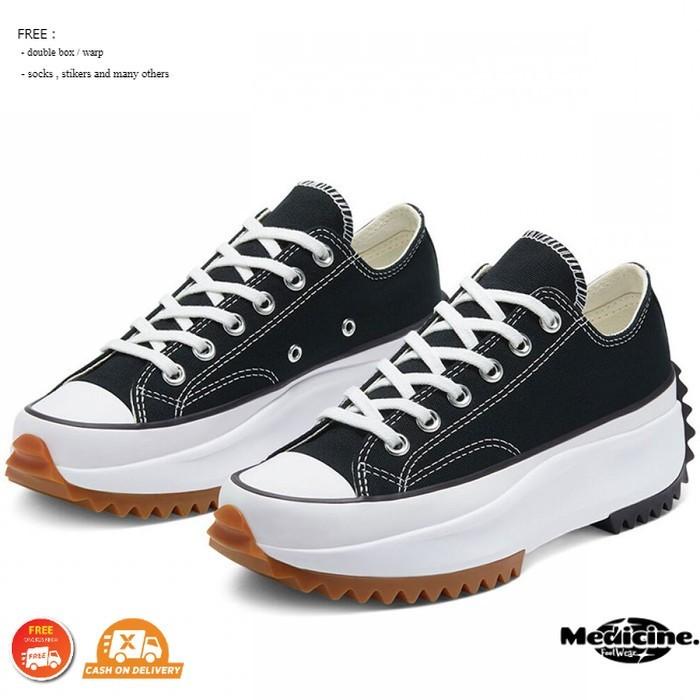 Sepatu Converse Run Star Hike Low 'Black Gum' 168816C 100% Authentic