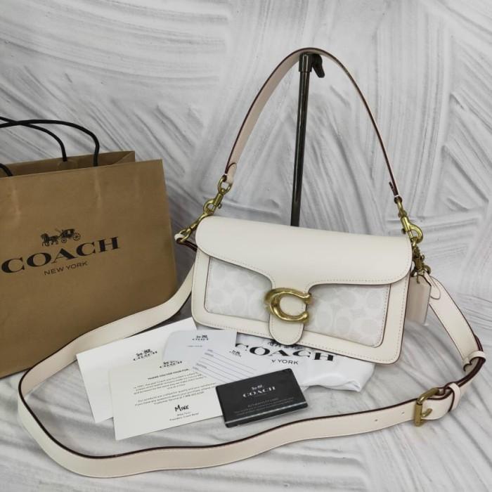 COACH TABBY SHOULDER BAG NEW MILK WHITE DIONYSUS ORIGINAL FULLSET