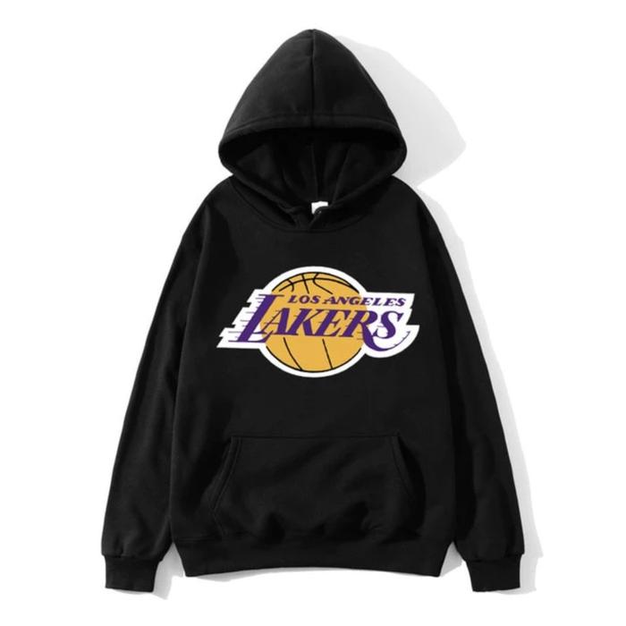 Hoodie Pria Wanita Jumper Motif Lakers / Sweater Hodie Terbaru /