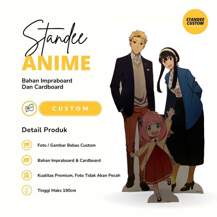 terlaris new Standee Anime Custom Real Size ready