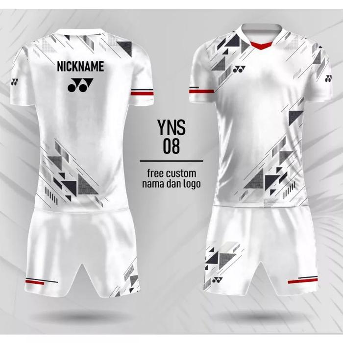 terlaris new jersey badminton stelan baju badminton custom kaos
