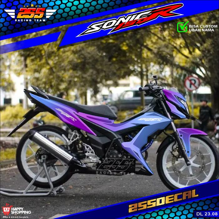 terlaris new Decal Sticker SONIC 150R Fullbody Fullblok Desain
