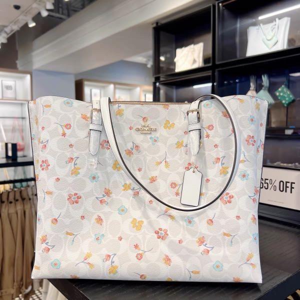 COACH Totebag Flower Mollie Handbag Shoulderbag