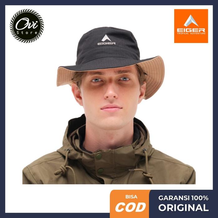 EIGER Topi Rimba 2 in 1 Hat Bolak Balik Original