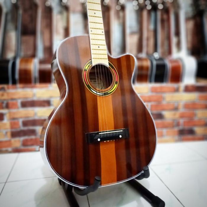 terlaris new Gitar Akustik Fg225 Custom (Bonus Senar 1set & Pik) ready