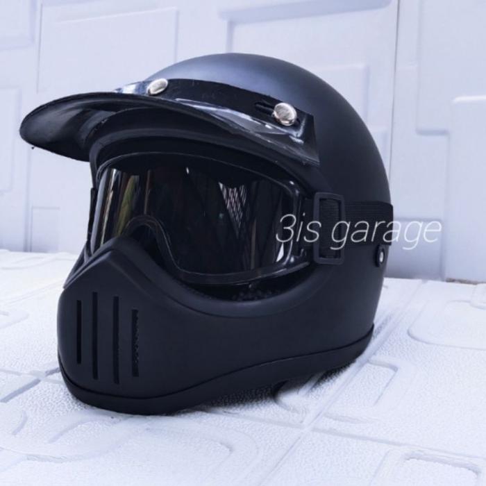 terlaris new HELM CAKIL CUSTOM SIMPSON M30 RETRO KLASIK FULL F ready