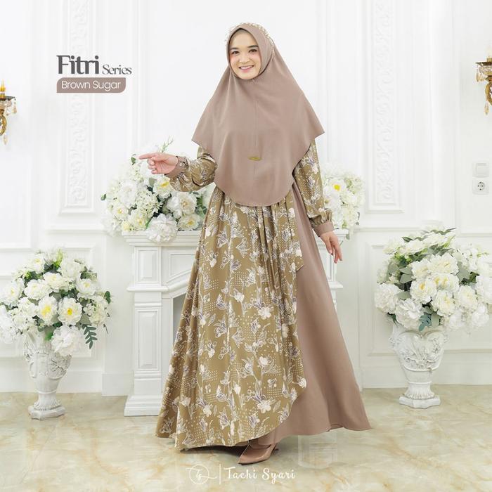 PALING MURAH Fitri Series Dress Only ( Hanya Gamis ) By Tachi Syari