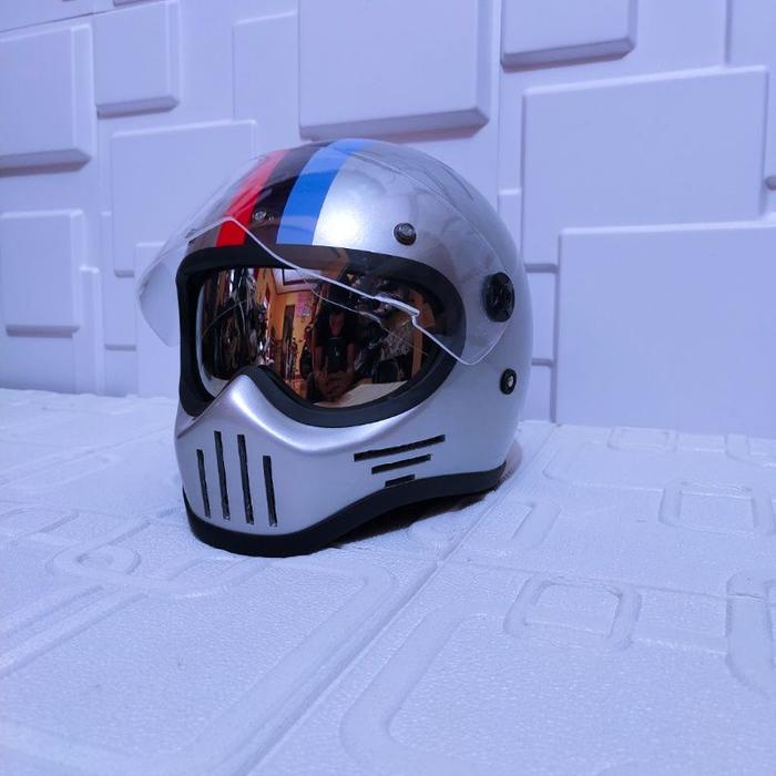 terlaris new HELM CAKIL SIMPSON M30 CUSTOM RETRO CLASIC FULL F ready