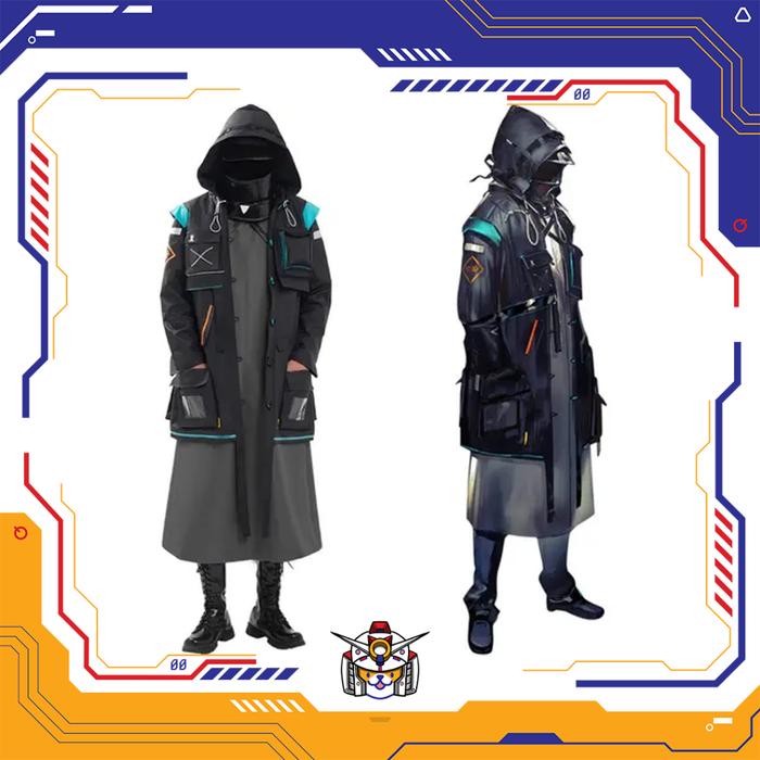 terlaris new 【QTakasi】 Jaket only Arknights Doctor Cosplay Costume