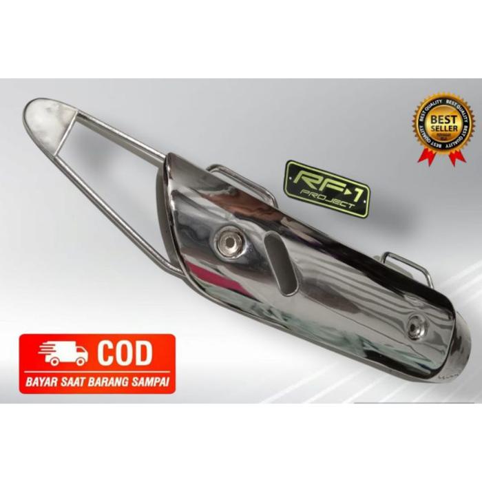 terlaris new tameng/cover knalpot custom Scorpio ready