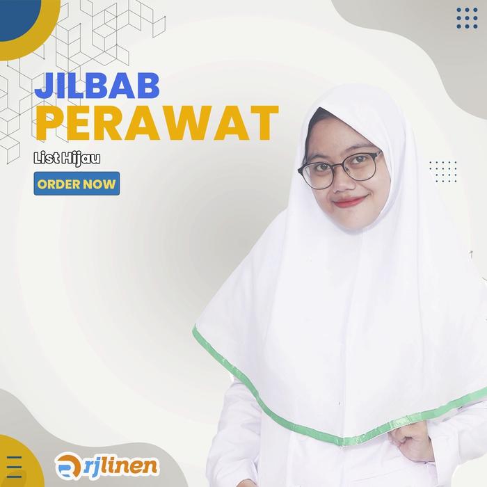 ready Jilbab Seragam Dinas Perawat / kerudung perawat hijab t / Jilbab