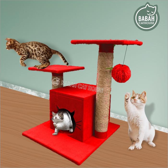 brkualitas mainan atau tempat rumah kucing bagus dan brkualitas