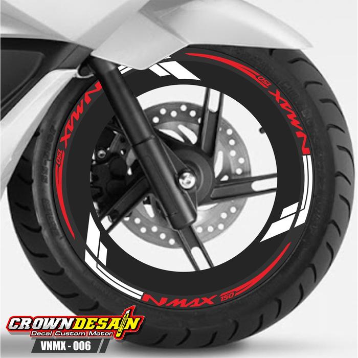 Lis Sticker Velg Cutting Nmax - Stiker Velk Yamaha Nmax - Cutting Velg