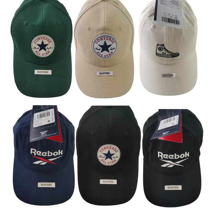 Topi Converse Original - Cap Converse Baseball Logo Map