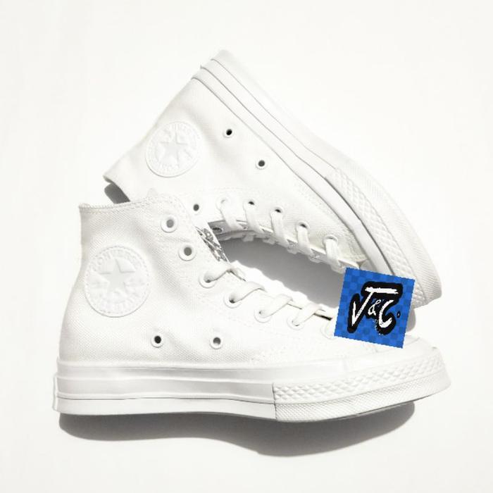 Converse Chuck 70 70S Canvas Zip Zipper Slip On Vintage Hi White
