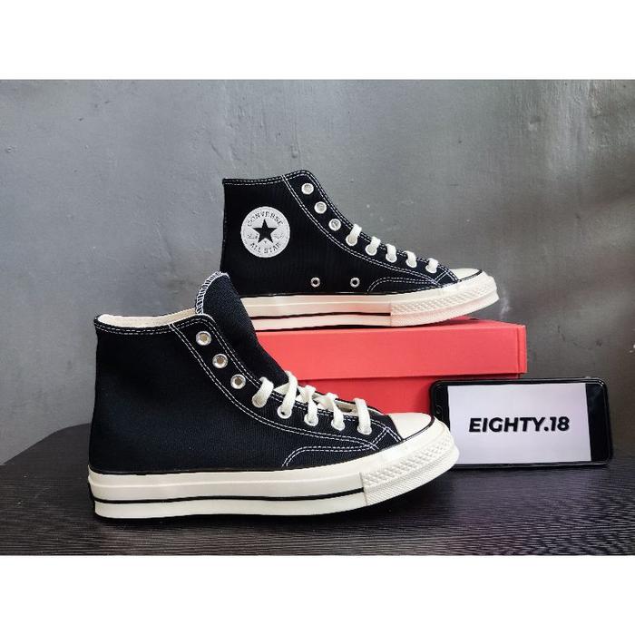 Converse Ct High 70S Black Egret Original Pt. Map
