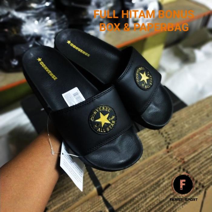 Sandal Kasual Gred Ori Converse Gold Slide 100%
