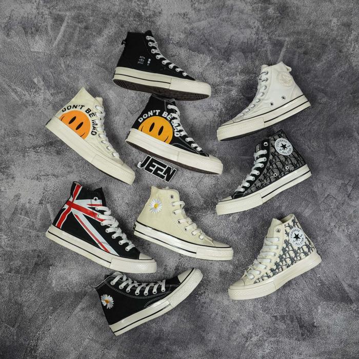 Sepatu Converse 70S Allstar X Midnight / Smile / Flower