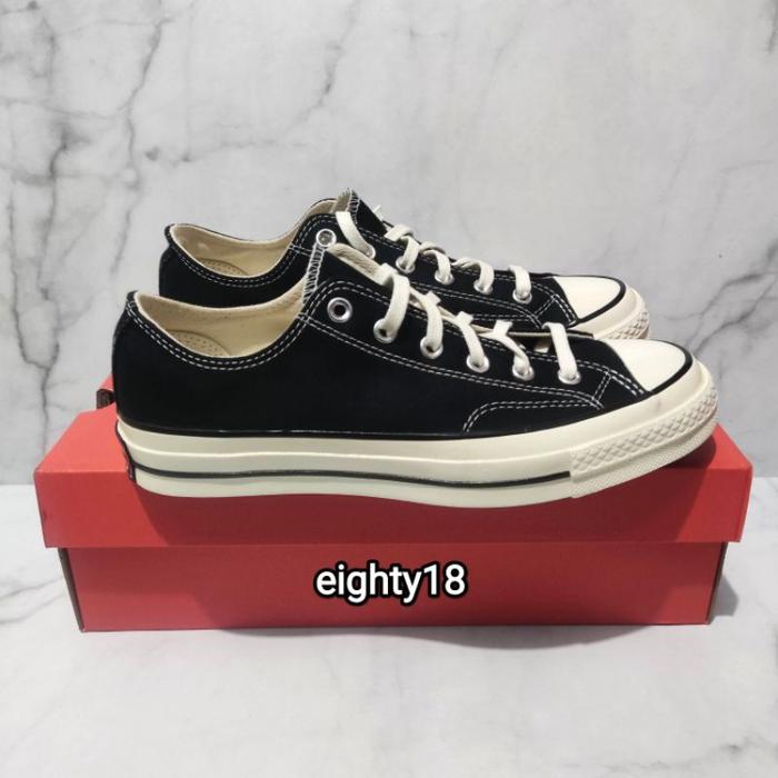 Converse Ct Low 70S Black Egret Original Pt.Map