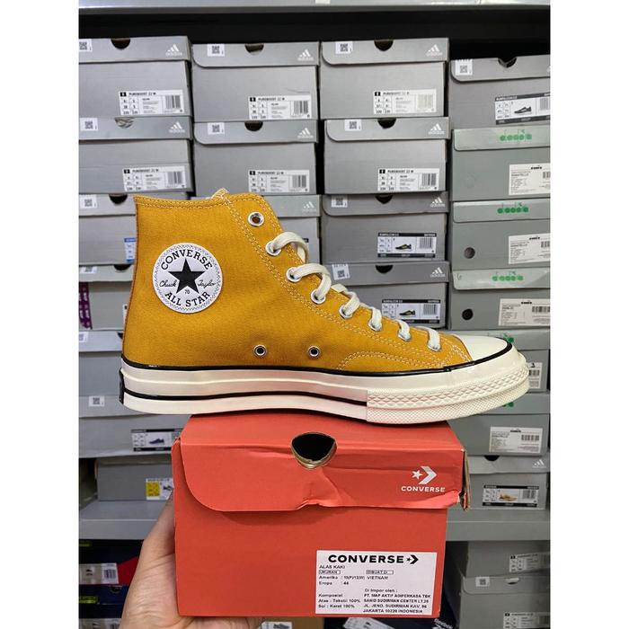 Converse Chuck 70 Hi Sunflower/Black/Eg 162054C Men'S Shoes Original