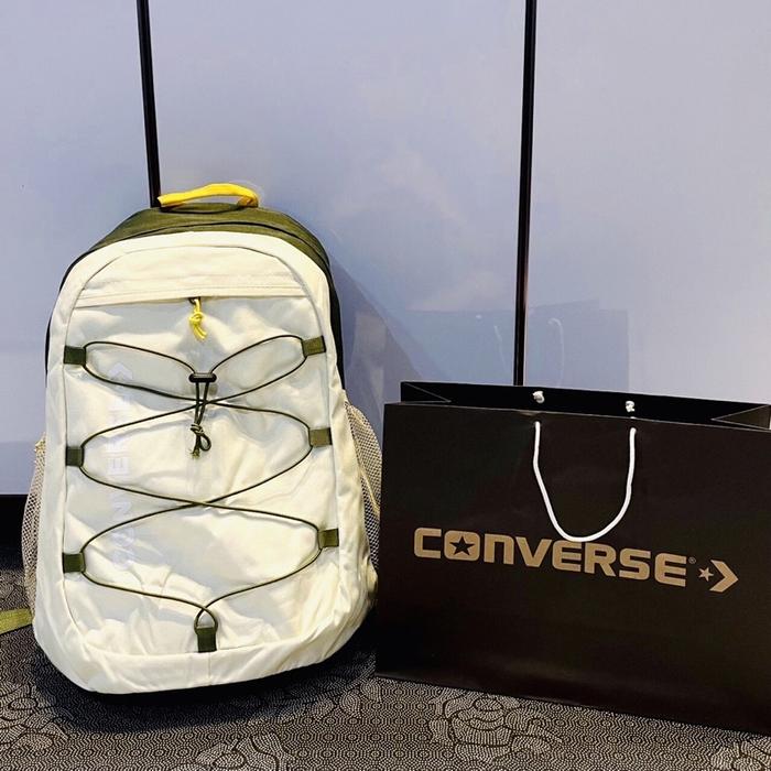 Terlaris Converse Swap Out Backpack Two Color Green White + Fullset