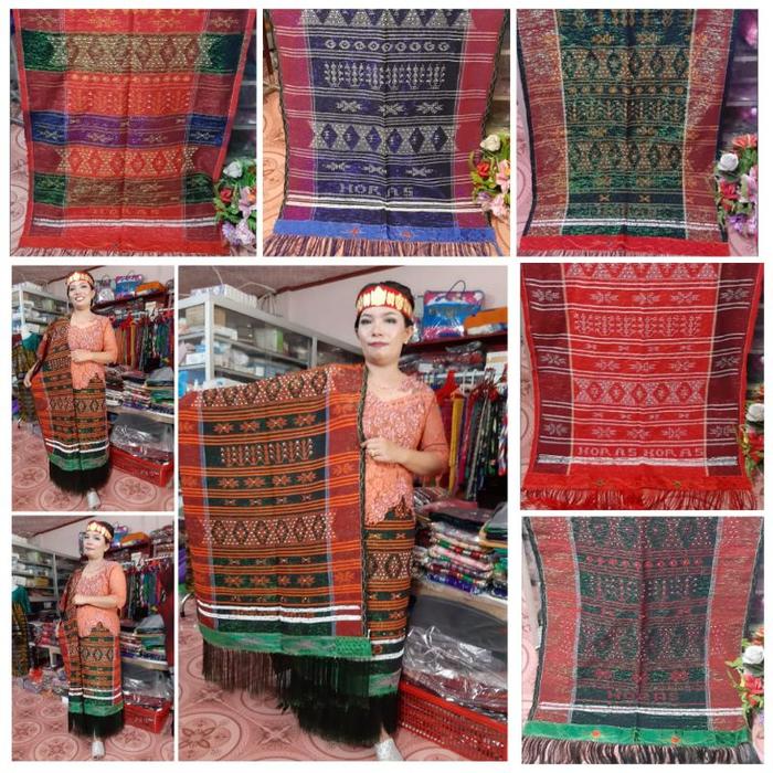 ASLI ULOS SADUM MOTIF UNIK FULL PAYET ULOS BATAK TOBA KAIN TENUN BATAK