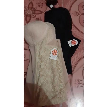 LONGTORSO MONALISA BAHAN SATIN PUSH UP CUP LONGTORDO SEAMLESS KAMISOL