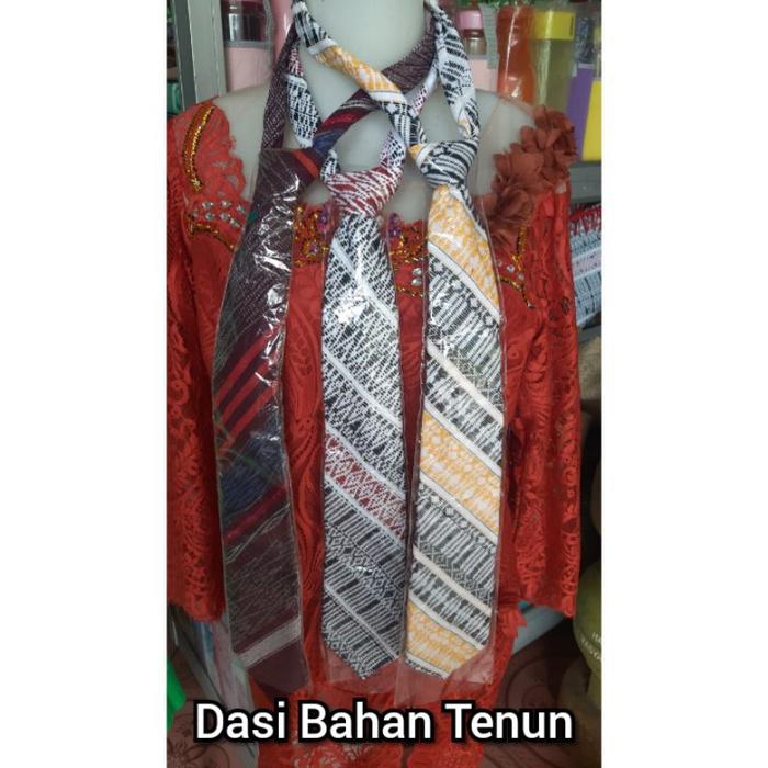 DASI PRIA DEWASA BAHAN TENUN MOTIF ULOS PUCCA RAGI HIDUP PUTIH GOLD