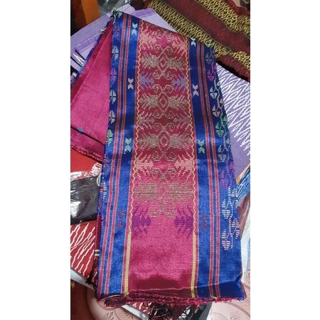 SONGKET BATAK SEMI SUTRA TUMTUMAN SUTRA HONGKONG TENUN SIANTAR MURAH