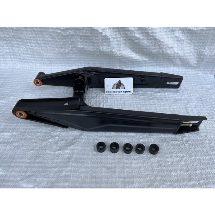 Swingarm megapro monoshock megapro new modif ban lebar