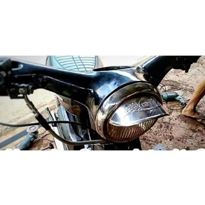 Mantap Topi Lampu C70 ~ Topi Lampu Motif Honda C70 ~ Topi Lampu Ukir