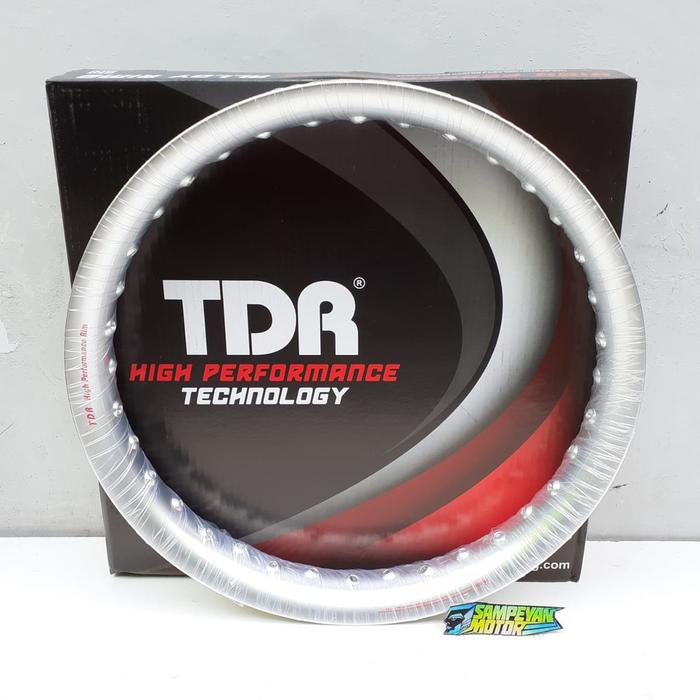 Mantap Velg Tdr Racing U Shape Silver Hole 36 Ring 17 - 140 160 185