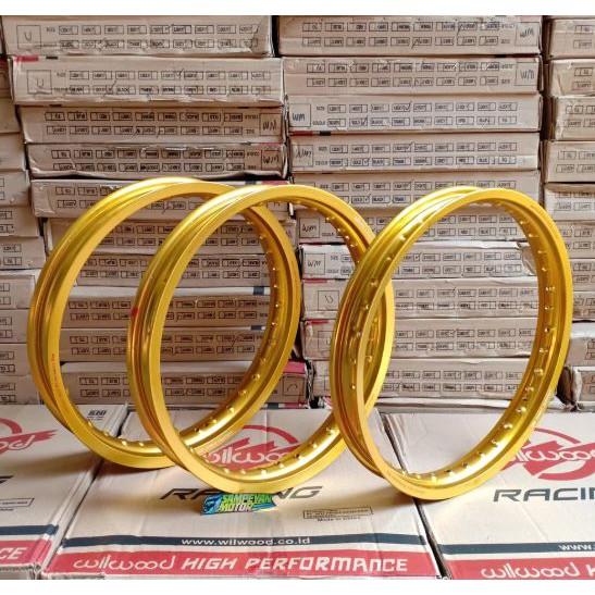 Mantap Velg Rim Jari Jari 17 X 160 185 215 W Shape Gold Wilwood Racing