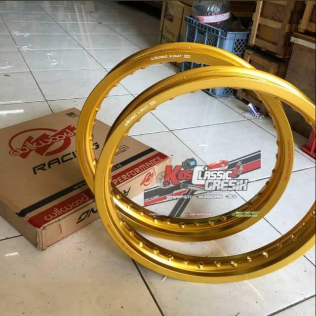 Mantap Velg Velk Lingkaran Wilwood Gold 17/185-215