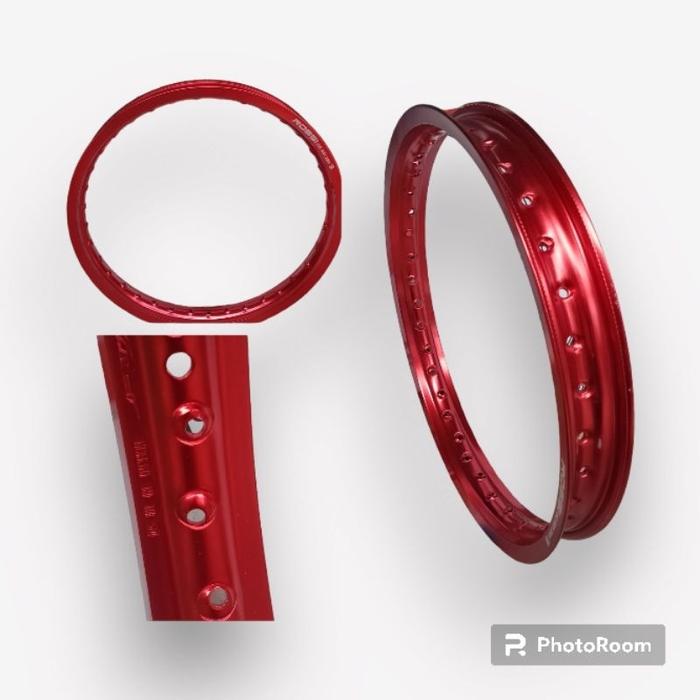 Mantap Velg Rossi Wshape Ring 17 Ukuran 160 Warna Merah Ferari