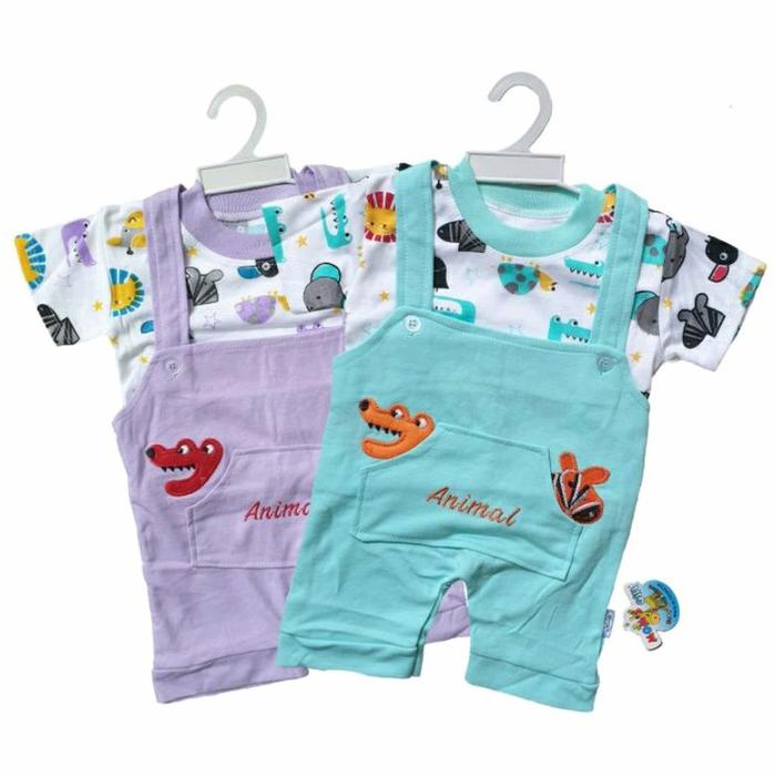 Produk Baju Bayi Kodok Balon Mom Gift Tangan Pendek 3-12 Bulan SNI /