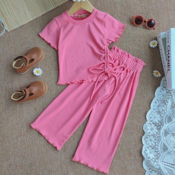 PROMO Setelan Kulot Anak 1-6tahun / Alanna Set / Setelan Rib Anak