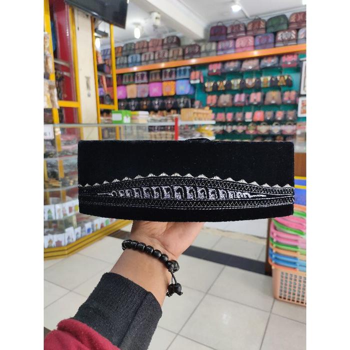 ORIGINAL peci Aceh motif kerawang |SONGKOK Aceh bordir READY STOCK