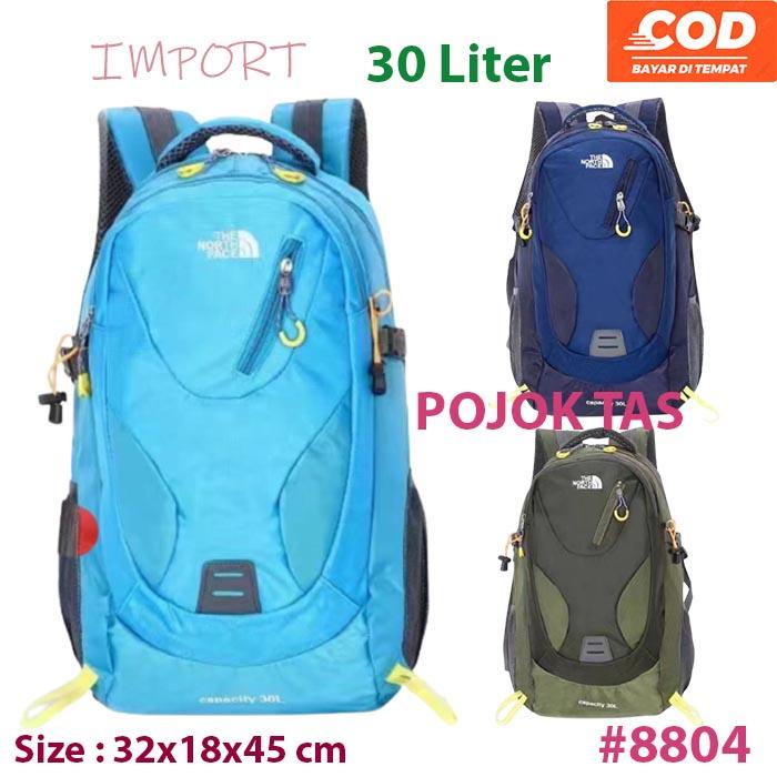 TERMURAH Tas Ransel Sekolah Pria Laki SD SMP SMA KULIAH TNF 30 Liter