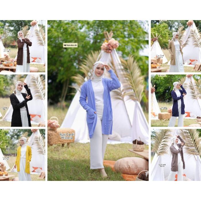 SIAPKIRIM YUXI CARDI NUNAREVA READY STOCK