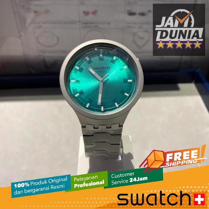 JAM TANGAN SWATCH ORIGINAL SB07S100G JAM PRIA LA BIG BOLD IRONY