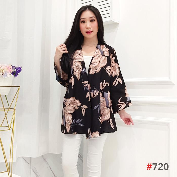 Produk cardigan outer layer katun tribal motif etnik