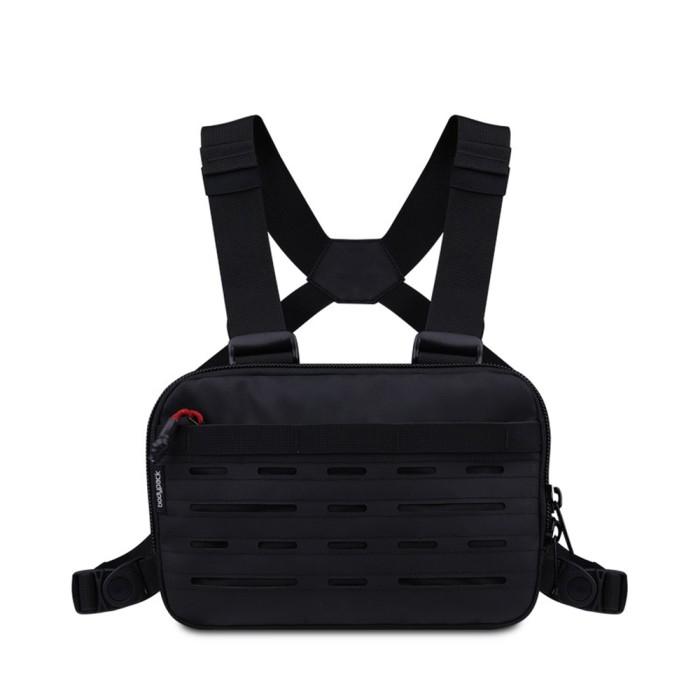 Tas Ransel Bodypack Radiaxe Chest Bag - Black