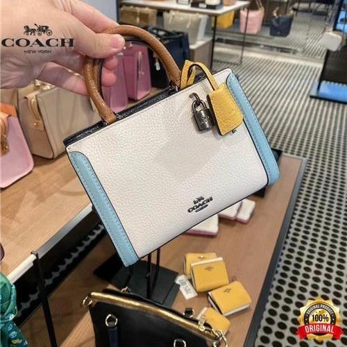 Tas Wanita  Micro Zoe Crossbody In Colorblock Chalk Multi
