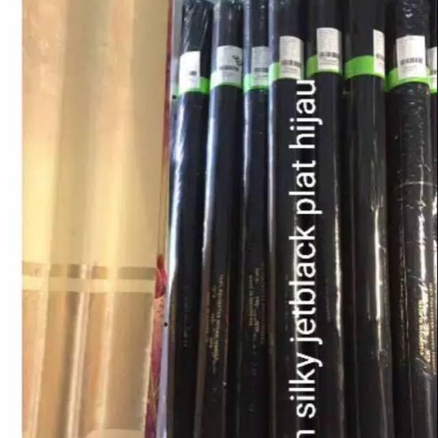 Sifon silky jetblack plat hijau (roll)