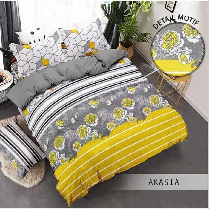 TM27 DTG WANNA SPREI 180 X 200 KARAKTER BUNGA BATIK CANTIK SEPERAI
