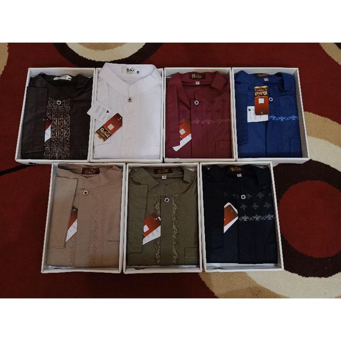 TM27 BAJU KOKO RUBAT ATLAS LENGAN PENDEK BHS