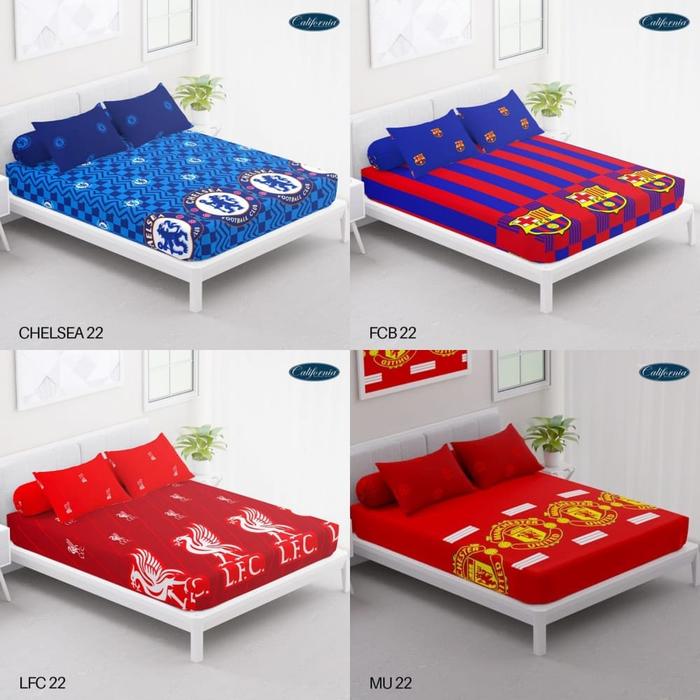 TM27 SPREI CALIFORNIA KING (180X200) FLAT 180 TINGGI 20 KLUB BOLA