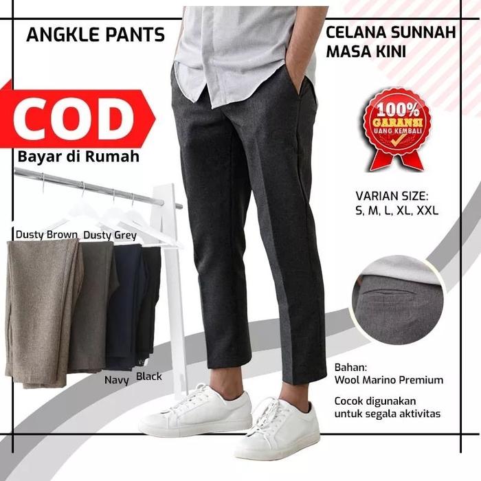 TM27 [READY SIAP KIRIM] (PICT 2) CELANA SUNNAH AMMAR PANTS ANKLE PANTS